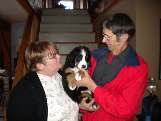 Sherry and Tom Tolle with "Tess"
Tess formally known as Bella
